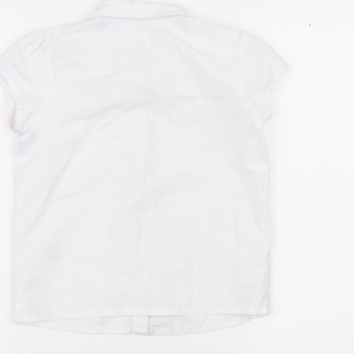 George Boys White   Basic Button-Up Size 6-7 Years