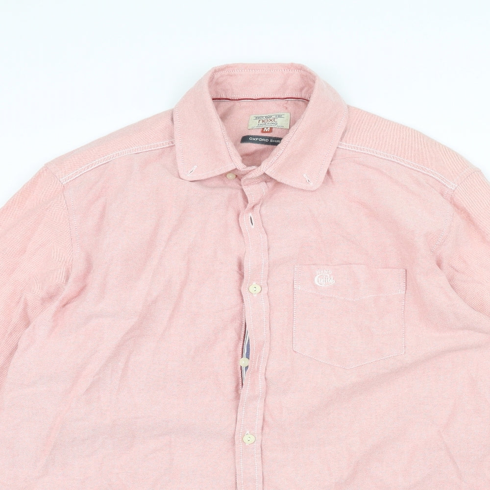 NEXT Mens Pink    Dress Shirt Size M