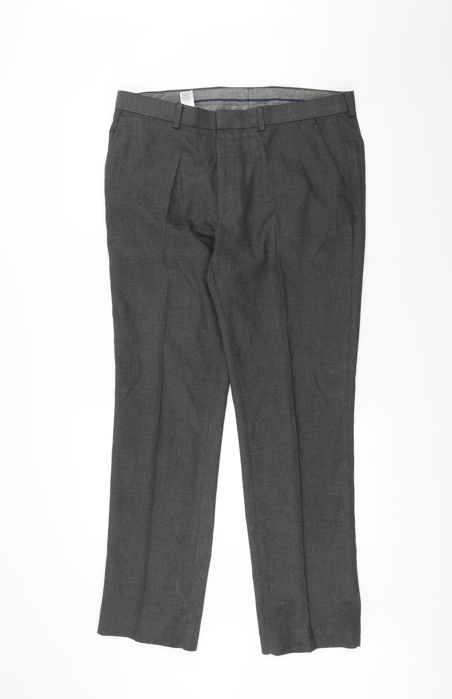 Matalan Mens Grey   Trousers  Size 36 L30 in