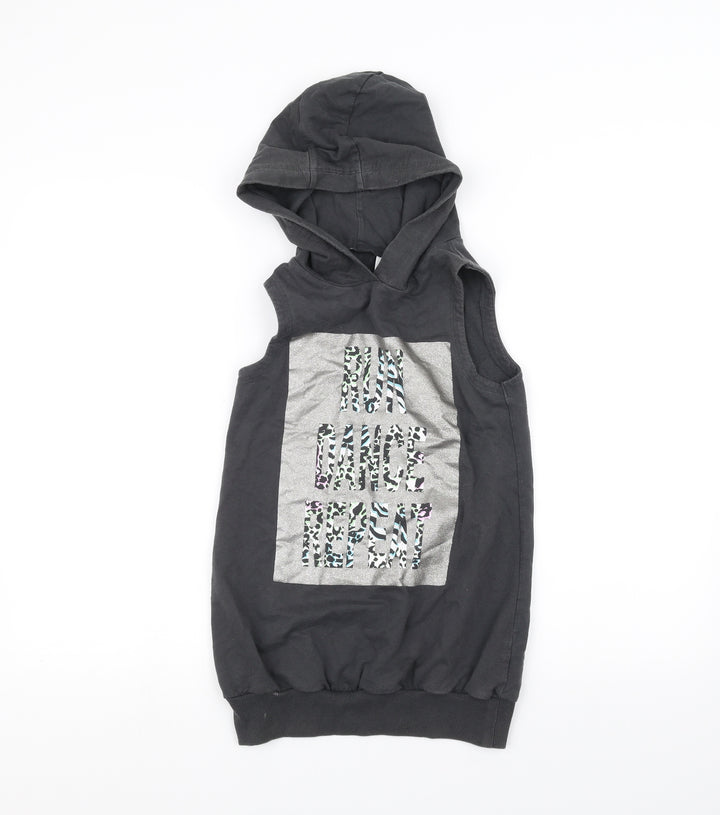 NEXT Girls Grey   Full Zip Hoodie Size 9 Years