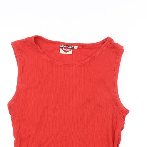 Lee Cooper Womens Orange   Basic T-Shirt Size S