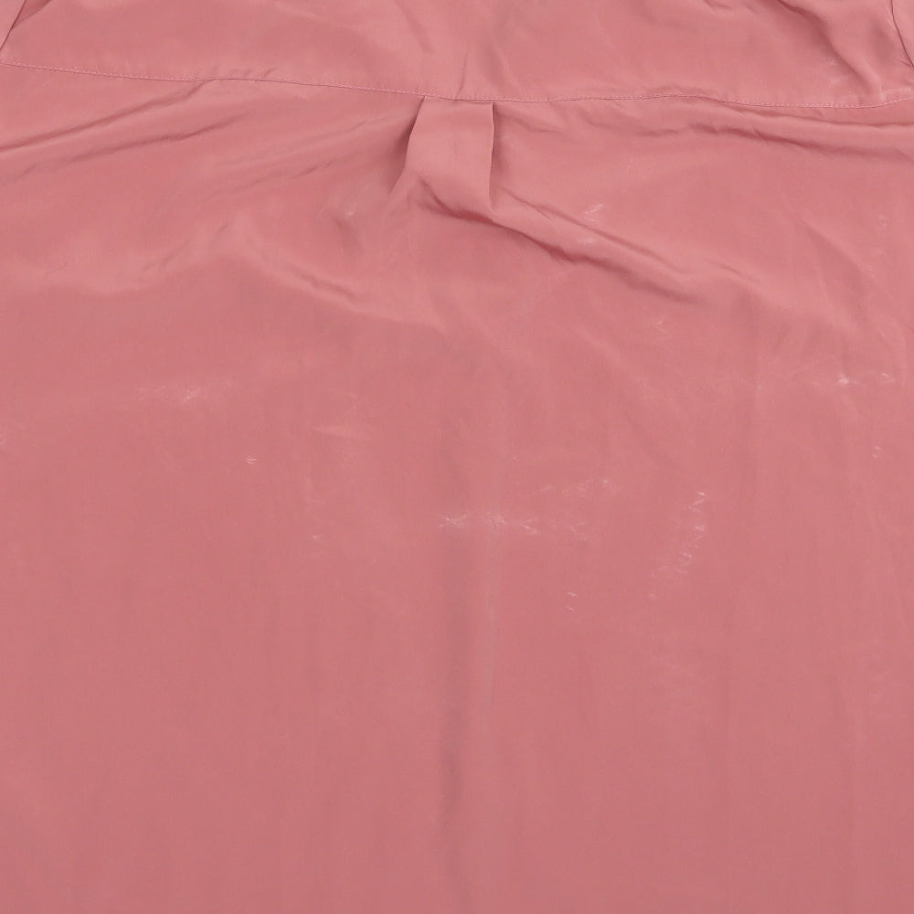 Creation Womens Pink   Basic Blouse Size 24