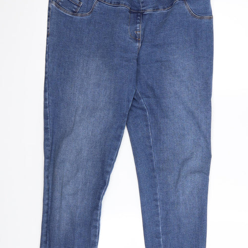 NEXT Womens Blue   Skinny Jeans Size 12 L28 in