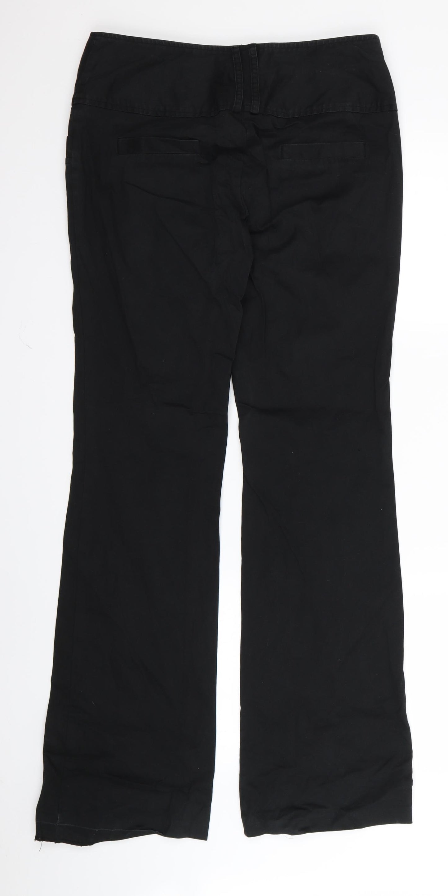 Jane Norman Womens Black   Trousers  Size 8 L31 in