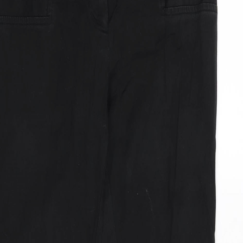 Jane Norman Womens Black   Trousers  Size 8 L31 in