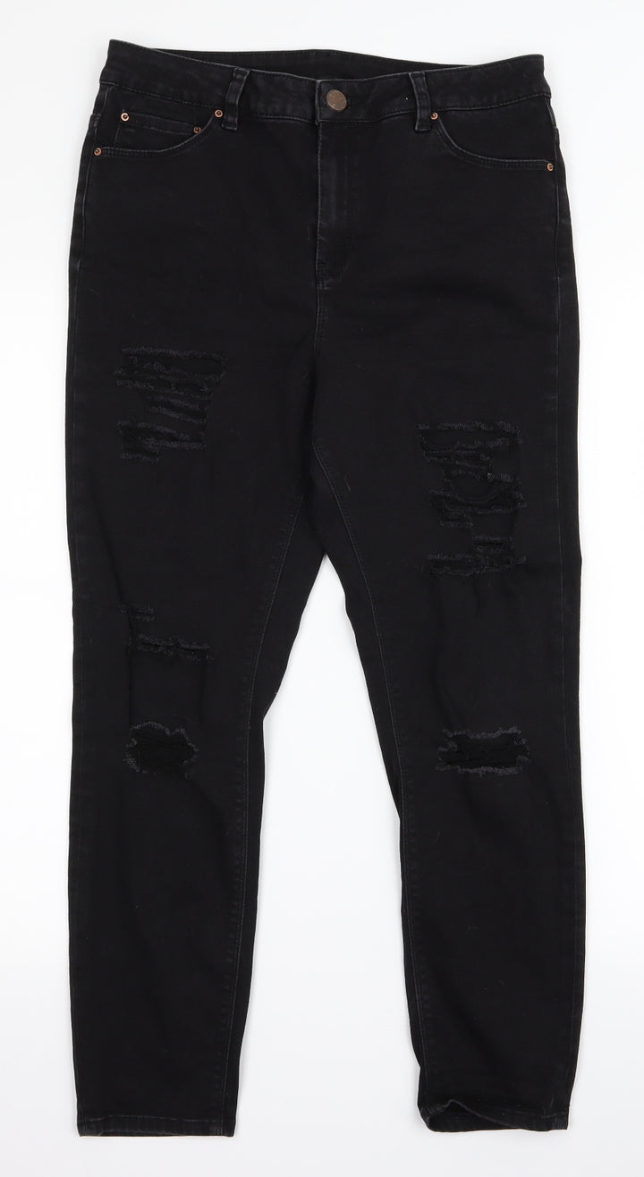 ASOS Womens Black Skinny Jeans Size 32 L25 in - m