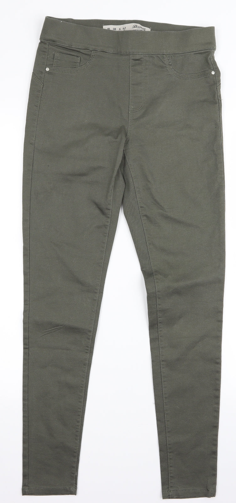 Primark Womens Green   Chino Trousers Size 10 L26 in