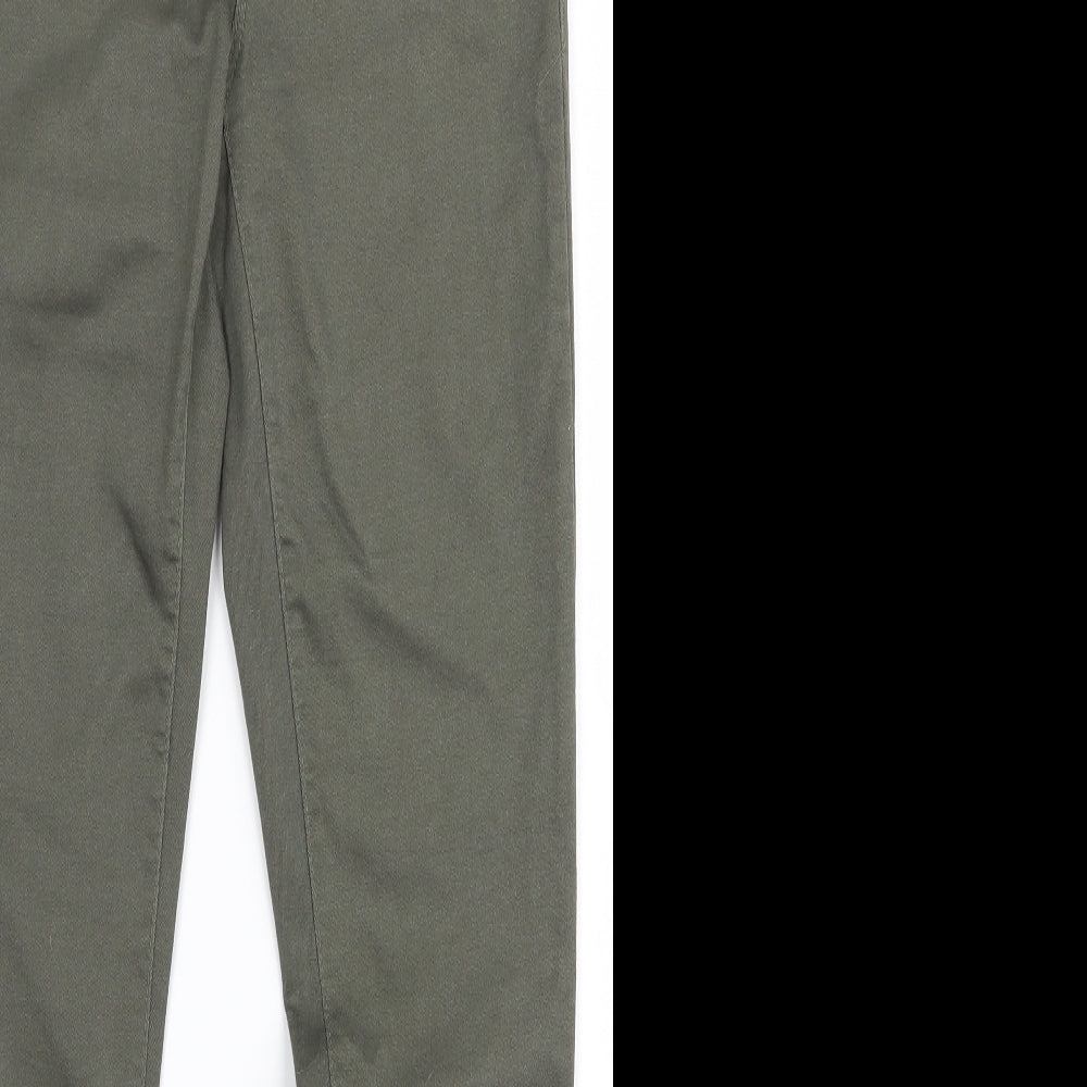 Primark Womens Green   Chino Trousers Size 10 L26 in