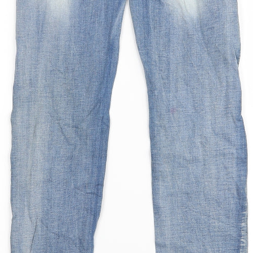 Preworn Womens Clear Floral  Skinny Jeans Size XS L31 in