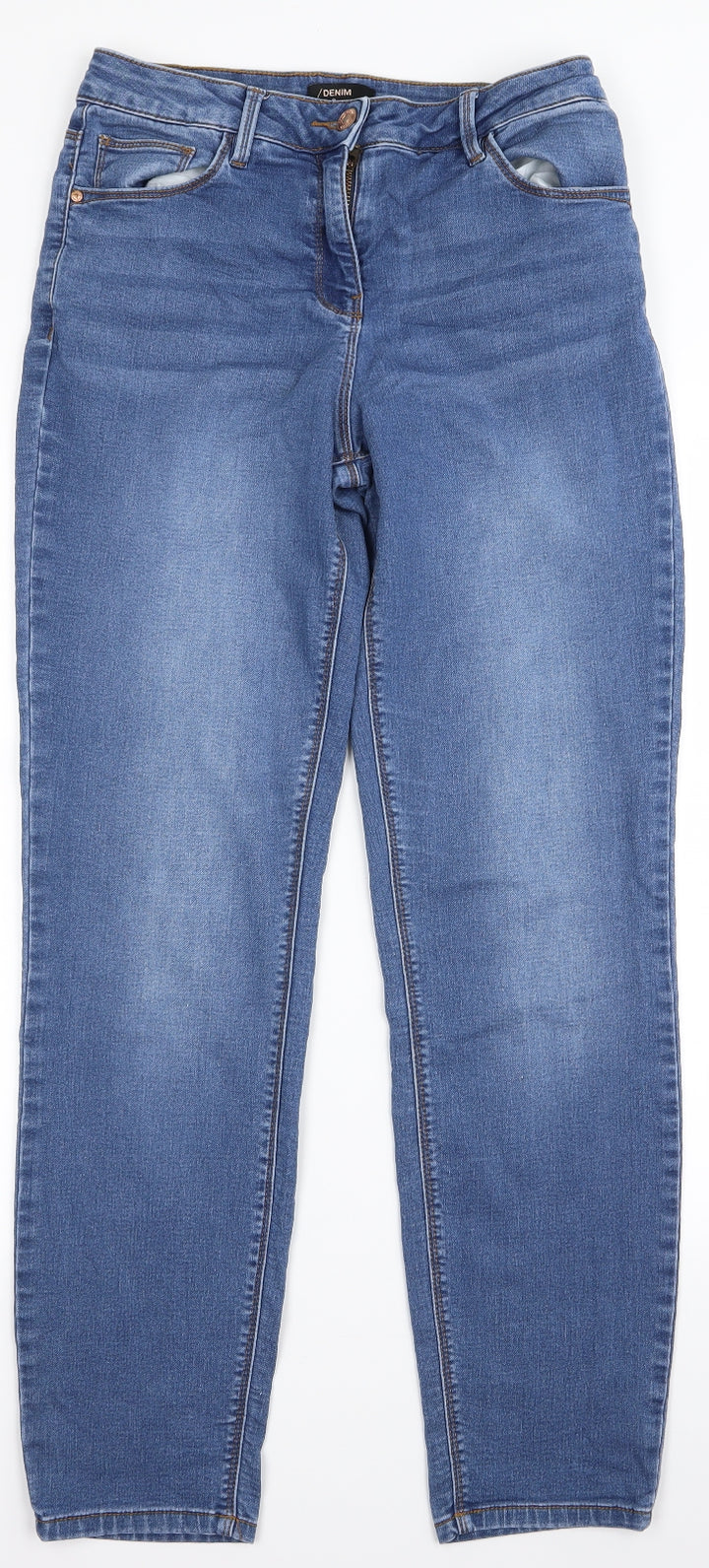 Preworn Womens Blue Bootcut Jeans Size 8 L29 in