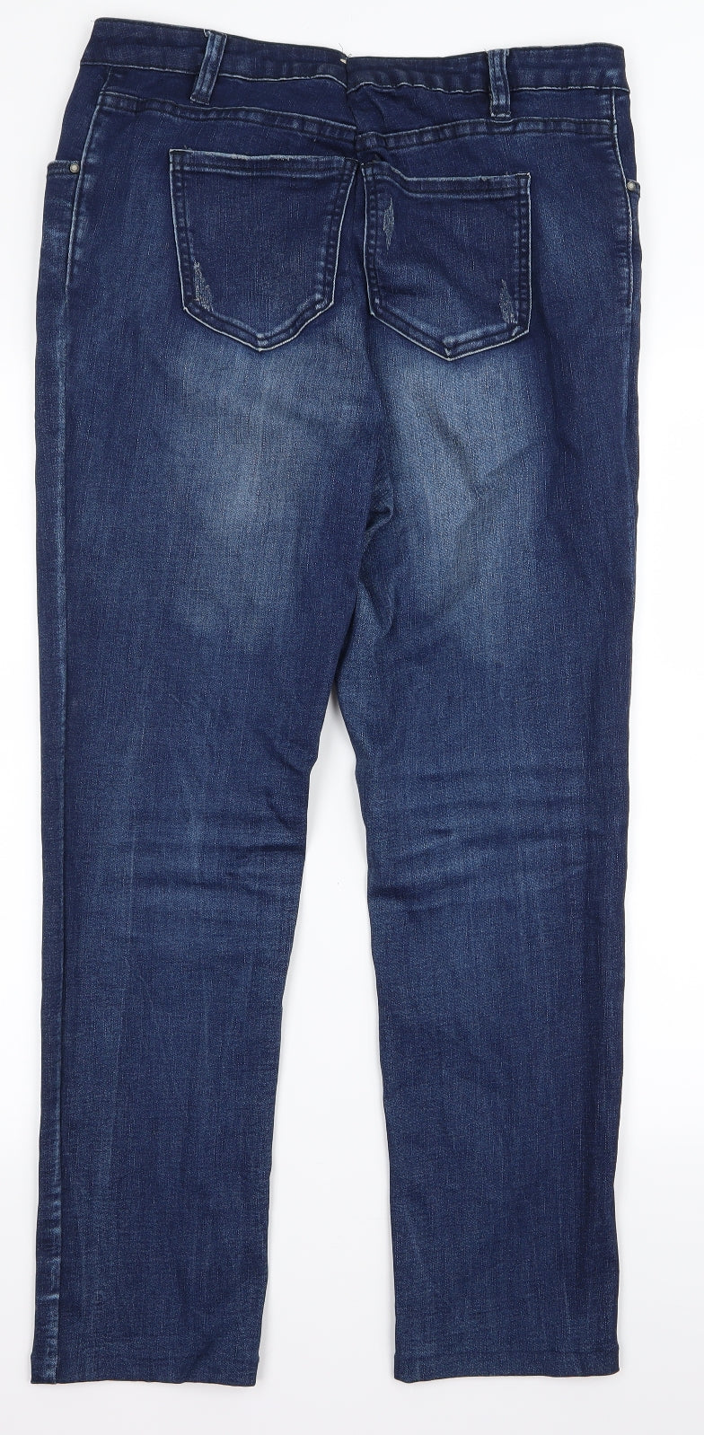 Preworn Womens Blue   Bootcut Jeans Size 4XL L27 in