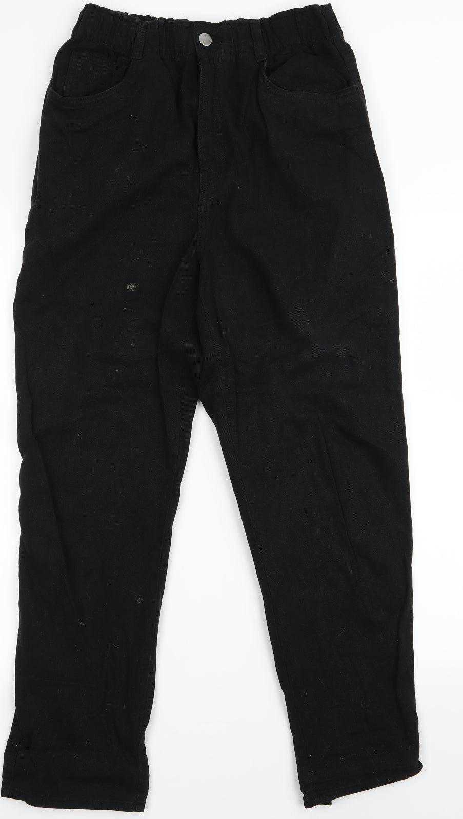 H&M Womens Black   Trousers  Size 12 L24 in