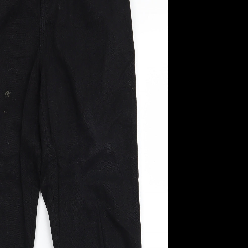H&M Womens Black   Trousers  Size 12 L24 in