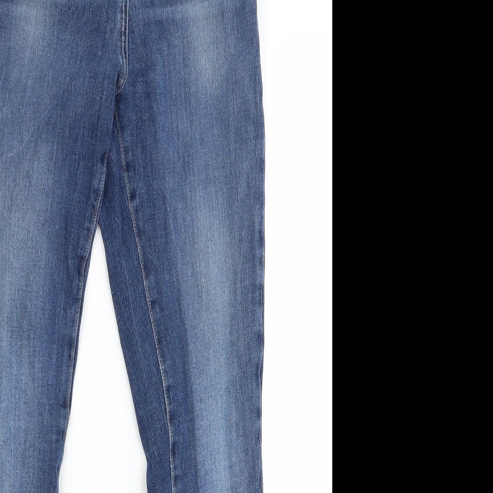 Preworn Womens Blue   Bootcut Jeans Size 12 L26 in