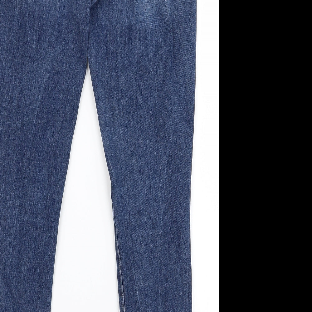 Preworn Womens Blue   Bootcut Jeans Size 12 L26 in