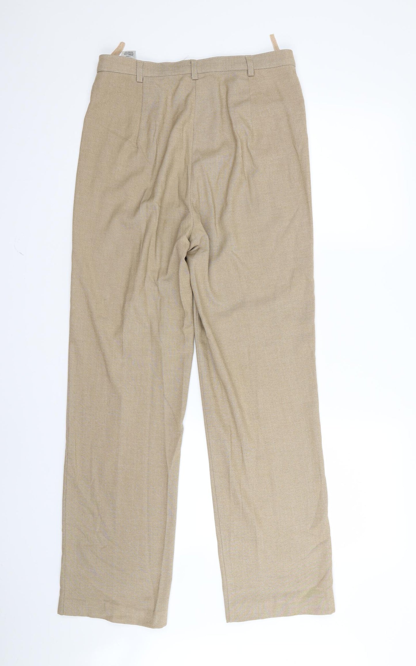 m&s Womens Beige   Trousers  Size 10 L30 in