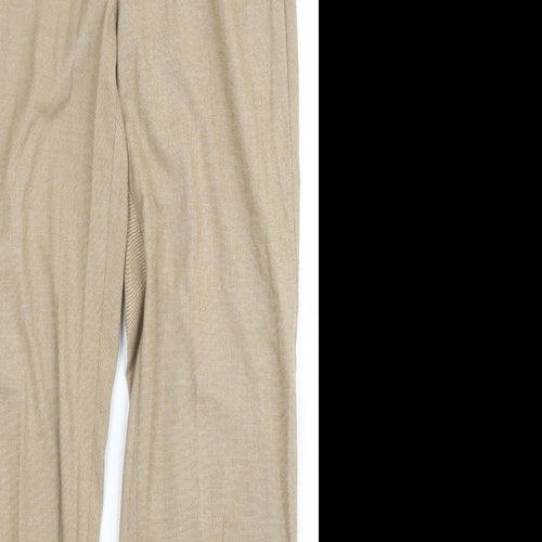 m&s Womens Beige   Trousers  Size 10 L30 in