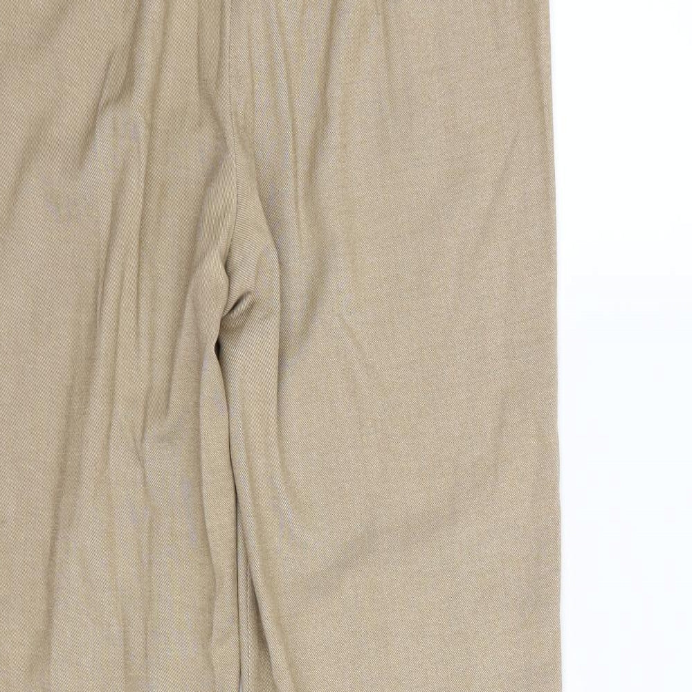 m&s Womens Beige   Trousers  Size 10 L30 in