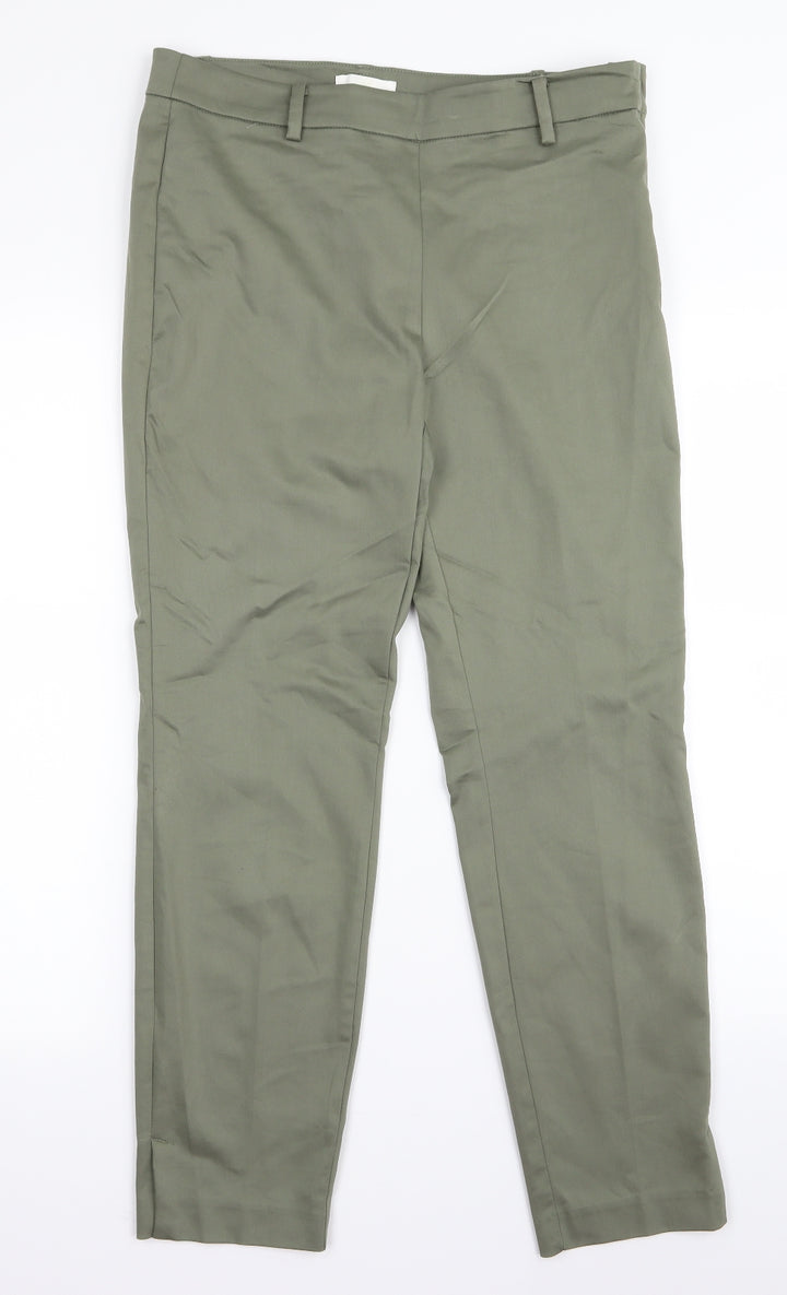 H&M Womens Green   Trousers  Size 10 L24 in