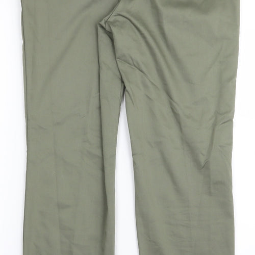H&M Womens Green   Trousers  Size 10 L24 in