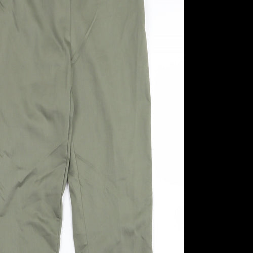 H&M Womens Green   Trousers  Size 10 L24 in
