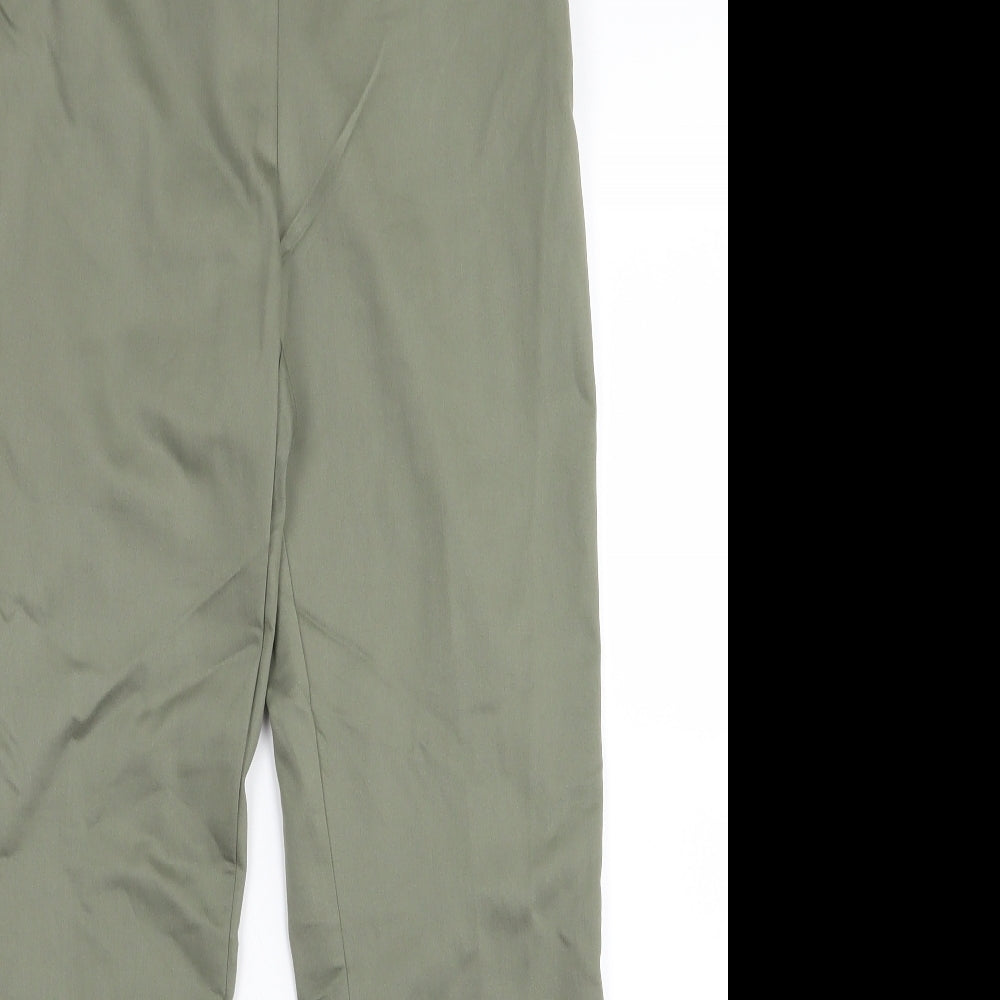 H&M Womens Green   Trousers  Size 10 L24 in