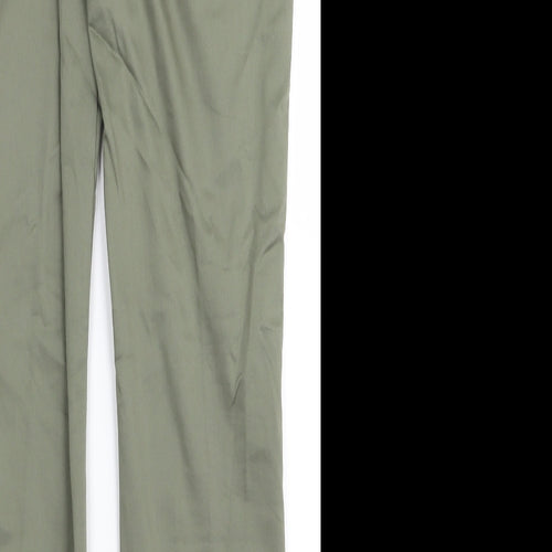 H&M Womens Green   Trousers  Size 10 L24 in