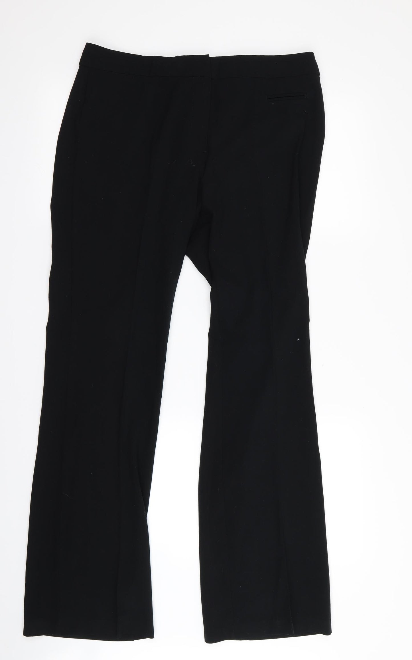 m&s Womens Black   Trousers  Size 12 L29 in