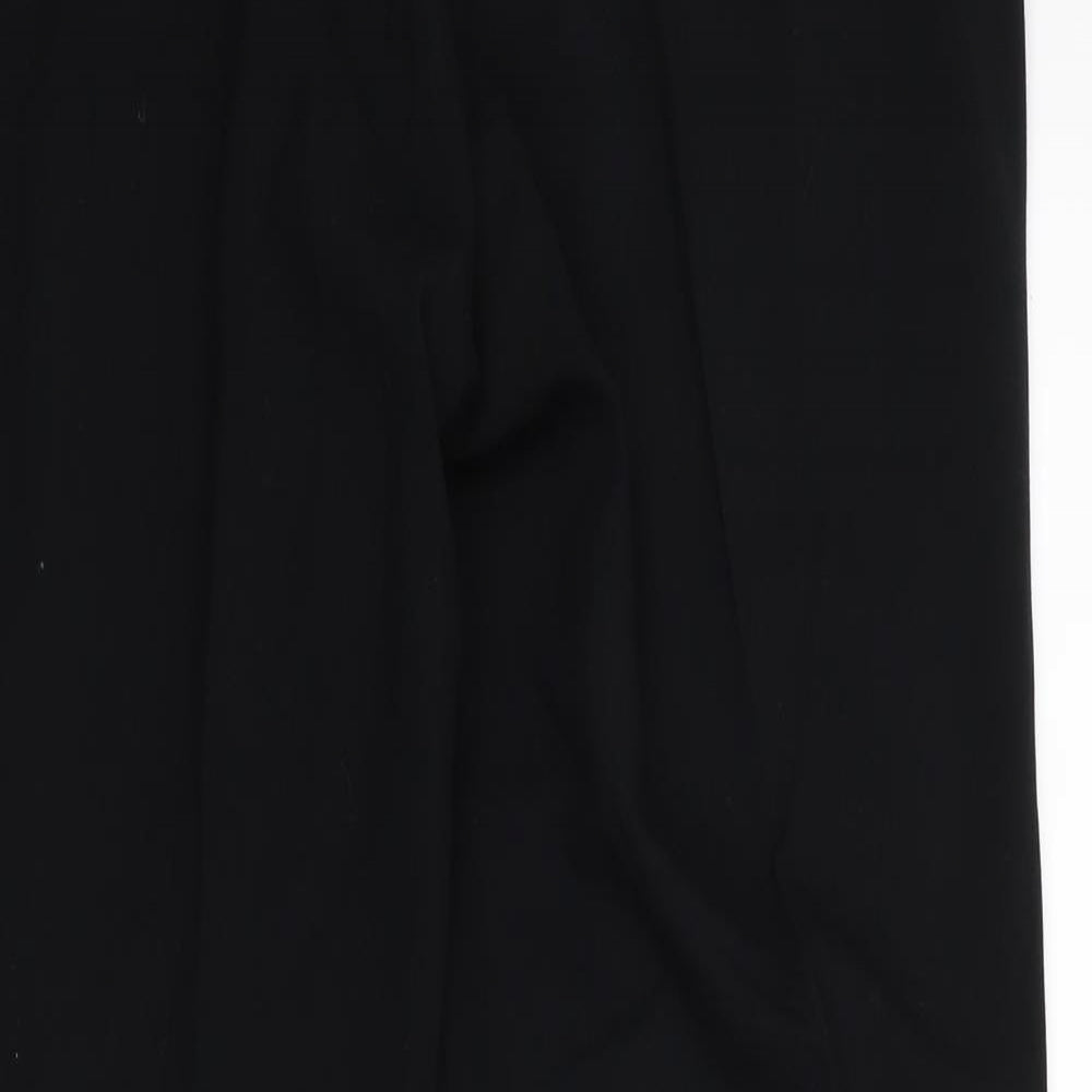 m&s Womens Black   Trousers  Size 12 L29 in