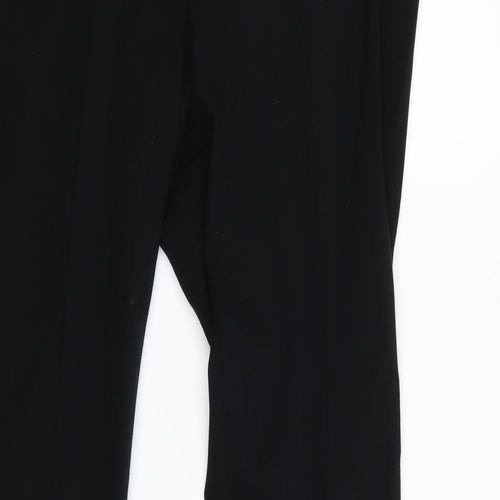 m&s Womens Black   Trousers  Size 12 L29 in