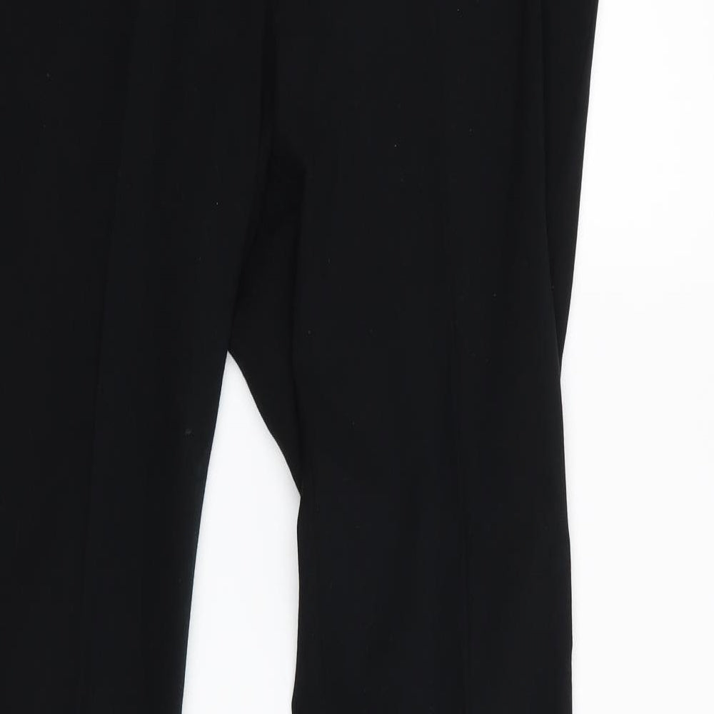 m&s Womens Black   Trousers  Size 12 L29 in