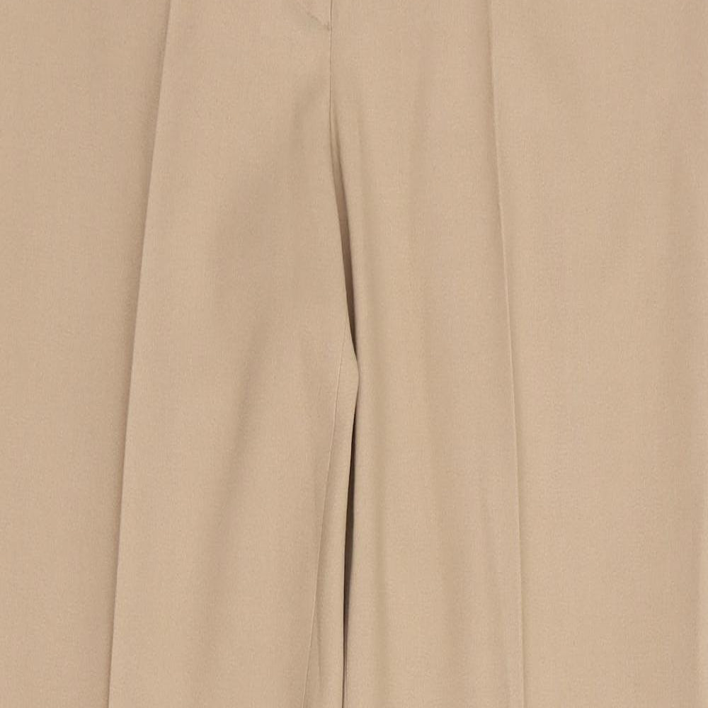 Kookai Womens Beige   Trousers  Size 14 L30 in