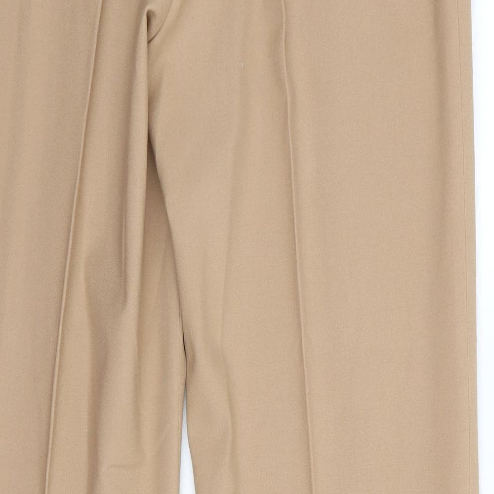 Kookai Womens Beige   Trousers  Size 14 L30 in