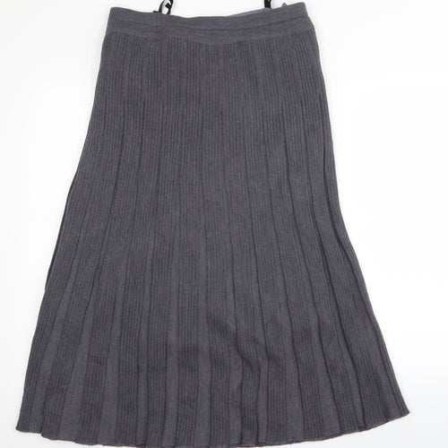 Preworn Womens Grey  Rayon A-Line  Size 10