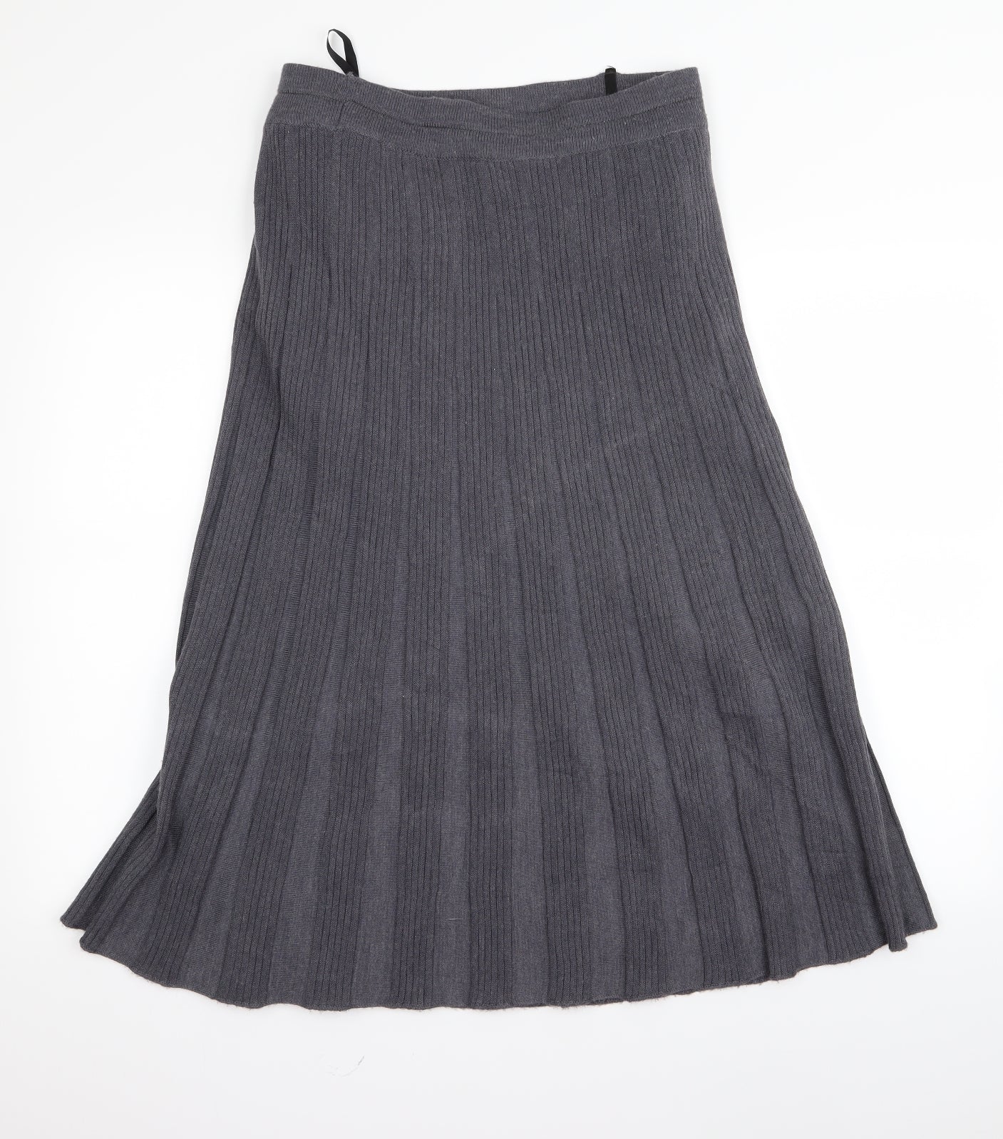 Preworn Womens Grey  Rayon A-Line  Size 10