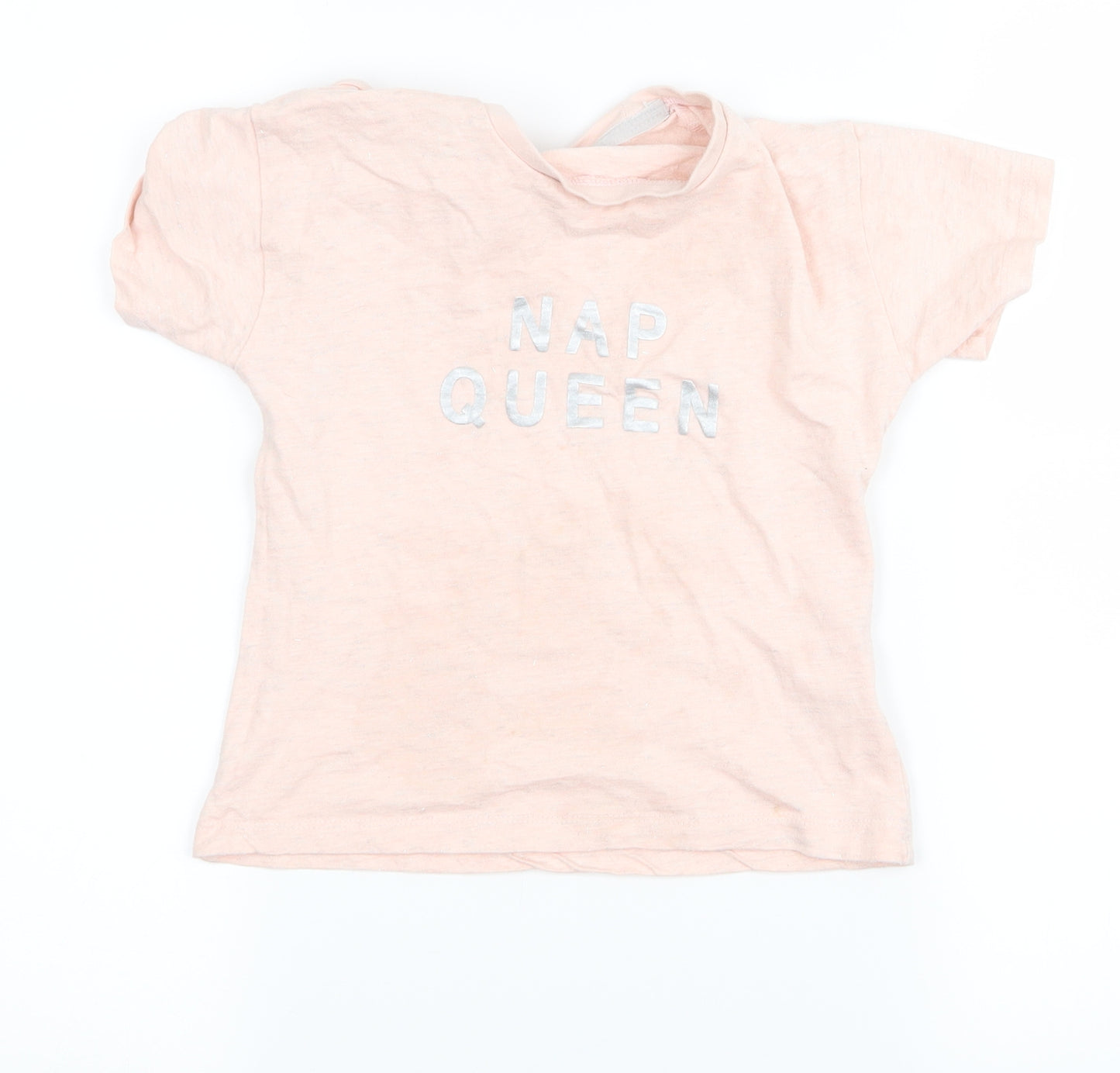 George Girls Pink  Rayon Basic T-Shirt Size 8 Years  - nap queen