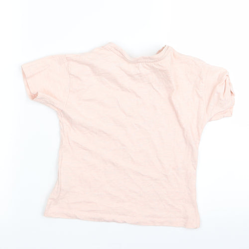 George Girls Pink  Rayon Basic T-Shirt Size 8 Years  - nap queen