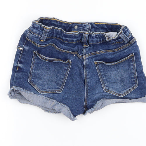 George Girls Blue   Hot Pants Shorts Size 7 Years