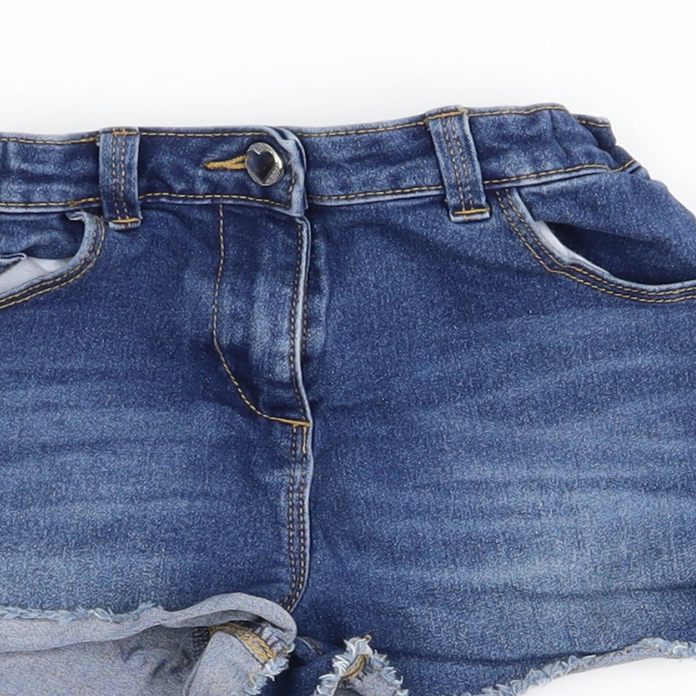 George Girls Blue   Hot Pants Shorts Size 7 Years