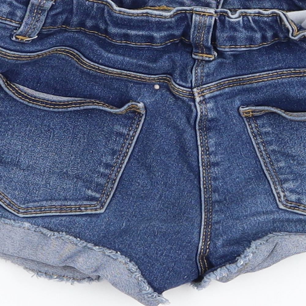 George Girls Blue   Hot Pants Shorts Size 7 Years