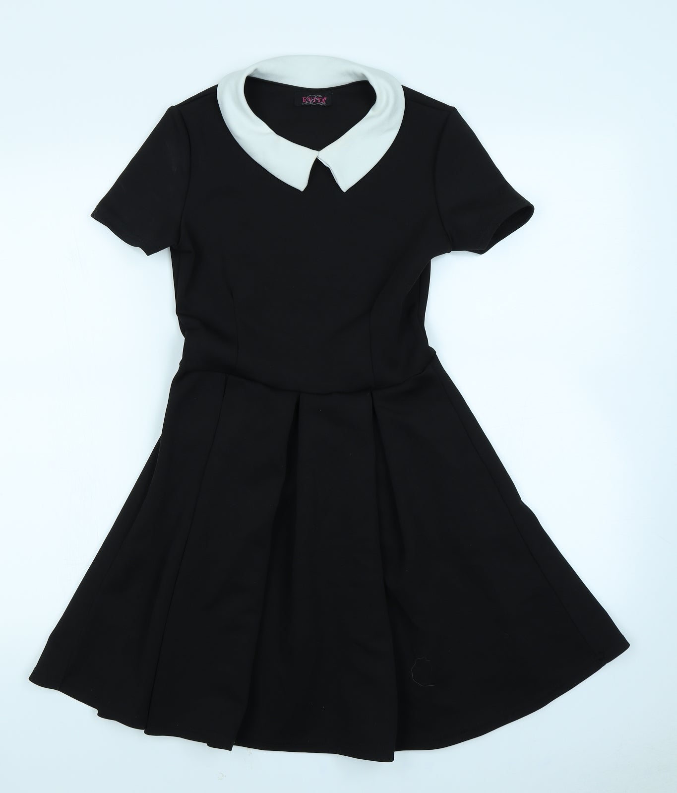 Evita Womens Black   Skater Dress  Size 8