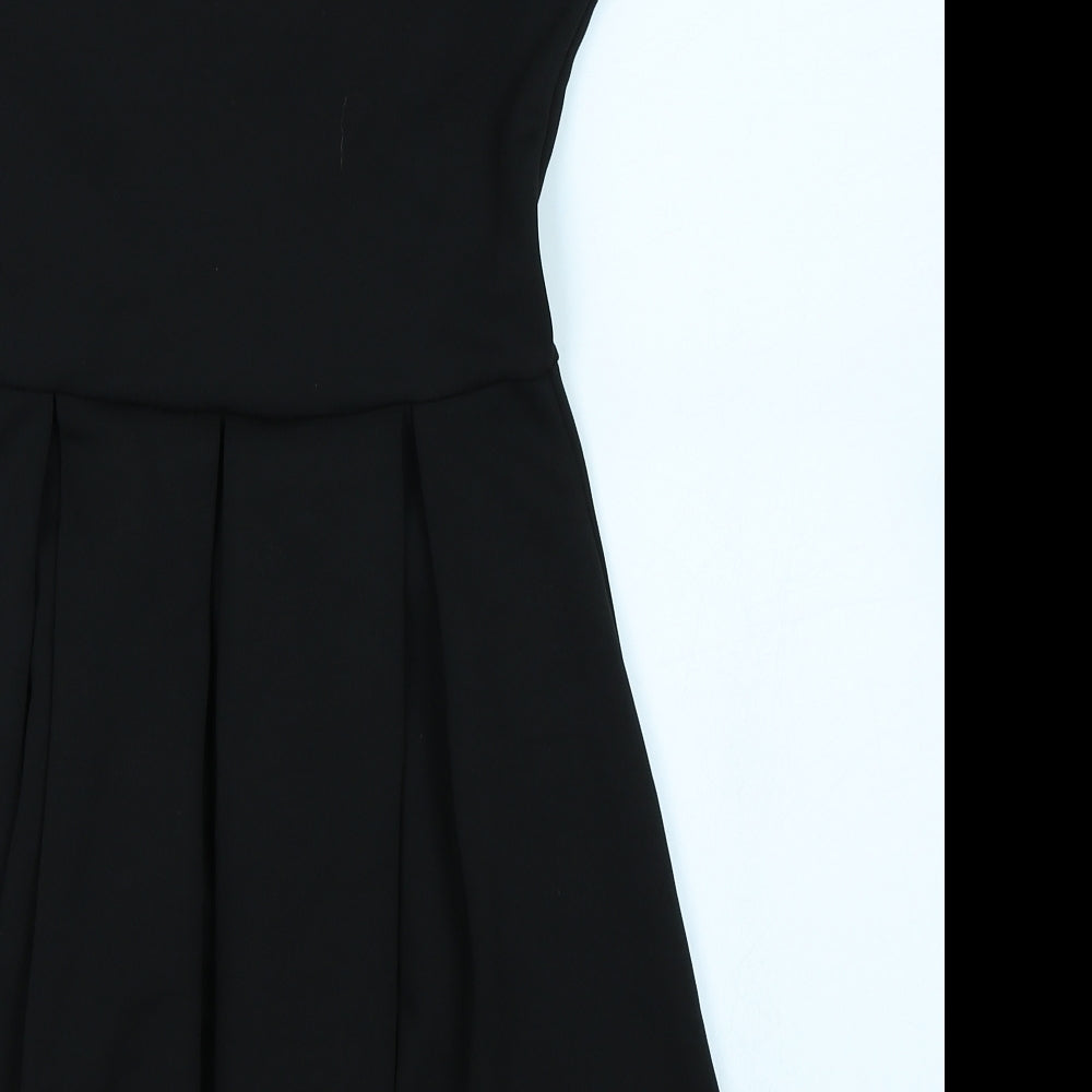 Evita Womens Black   Skater Dress  Size 8