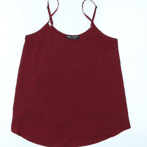 Select Womens Red   Camisole Blouse Size 6