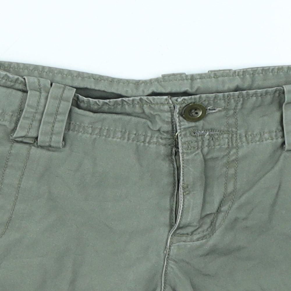 Denim Co Womens Green   Cargo Shorts Size 10