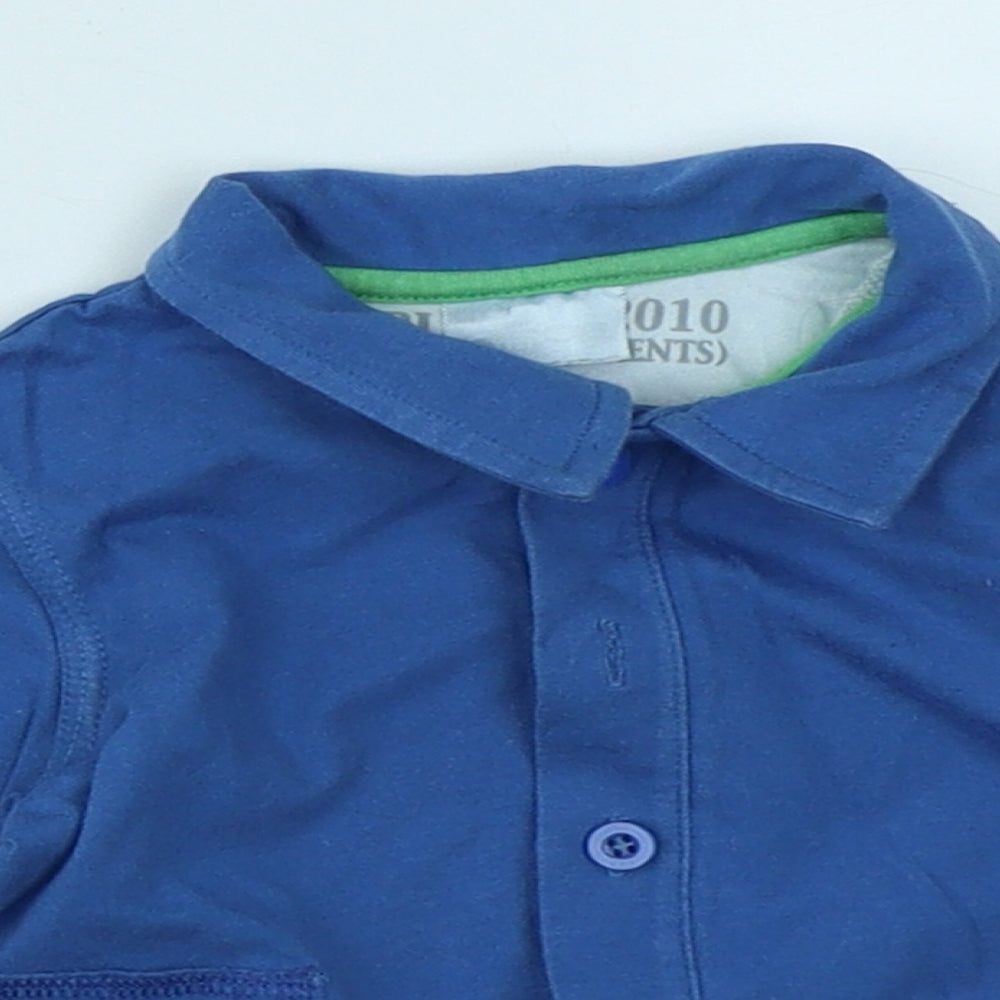 Cherokee Boys Blue   Basic Button-Up Size 3-6 Months