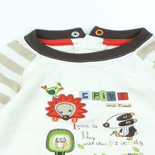 George Baby Beige   Basic T-Shirt Size 3-6 Months