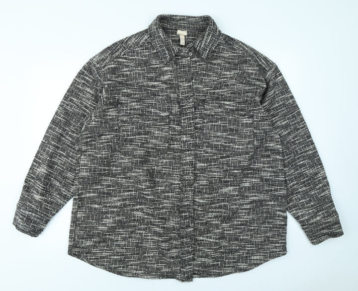 H&M Womens Grey Jacket Size L