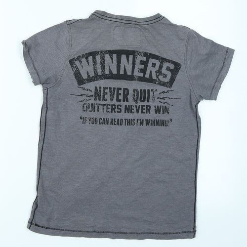 NEXT Boys Grey   Basic T-Shirt Size 10 Years