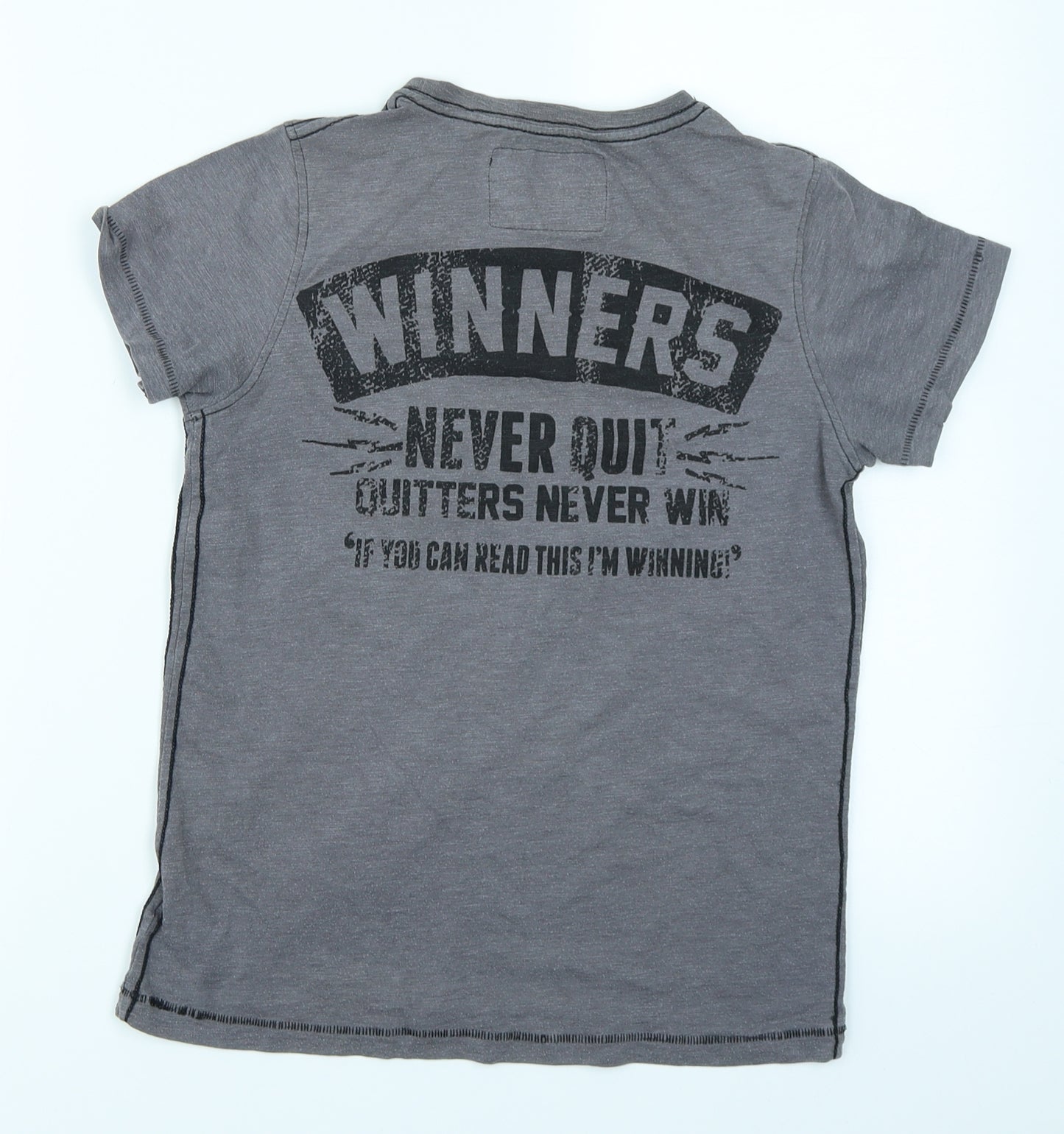 NEXT Boys Grey   Basic T-Shirt Size 10 Years