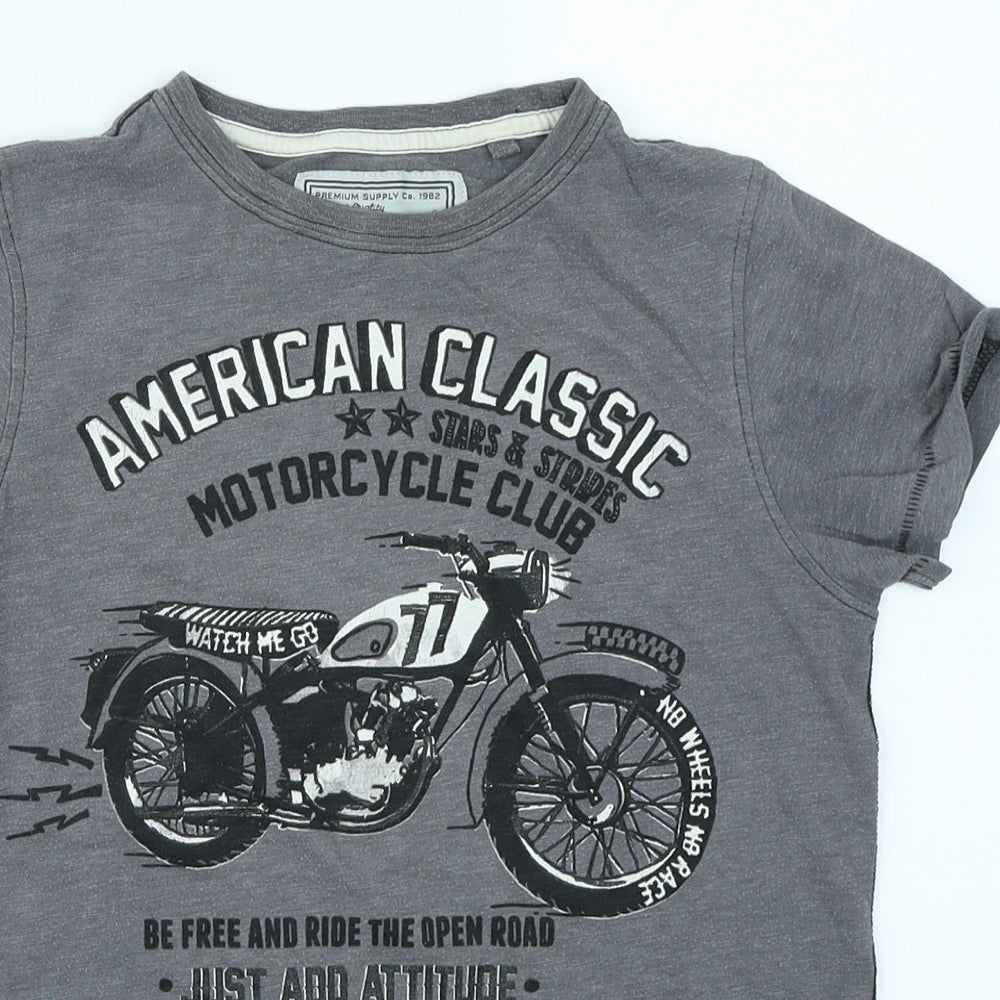 NEXT Boys Grey   Basic T-Shirt Size 10 Years